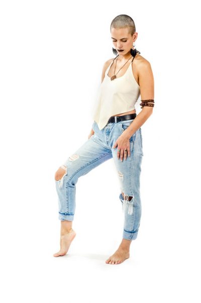 CROP TOP BLANCO