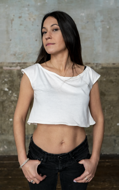 T- SHIRT TOP BLANC