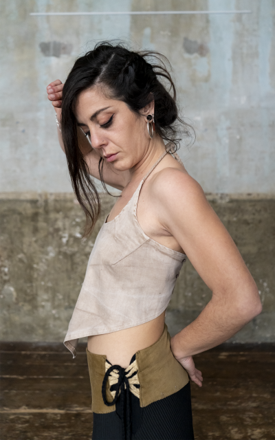 CROP TOP SAND