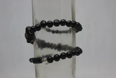 PALMA, OJO NEGRO, CRISTAL NEGRO DE FUNDICIÓN Y LATÓN