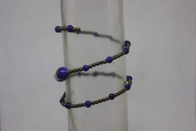 CRISTAL AZUL DE FUNDICIÓN Y LATÓN