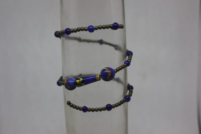 CRISTAL AZUL DE FUNDICIÓN Y LATÓN
