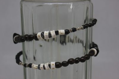 TAGUA PLANA, PALMA, VERTEBRAS Y LATÓN