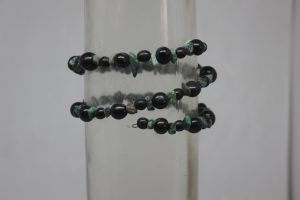 PALMA NEGRA Y TURQUESA