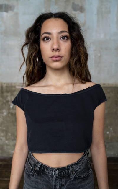 T-SHIRT TOP NOIRE
