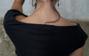 T-SHIRT TOP NOIRE